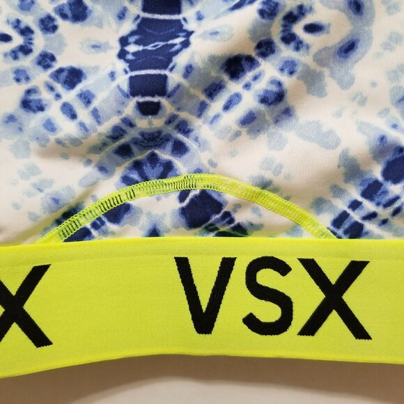Victoria's Secret bra Small VSX The Player racerback workout gym sports tie dye - Picture 3 of 9